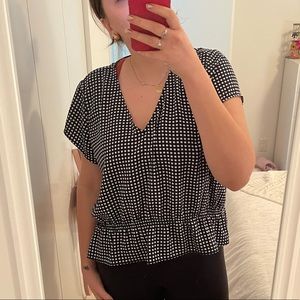 J.Crew Mercantile Gingham Blouse